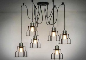 Люстра в стиле лофт