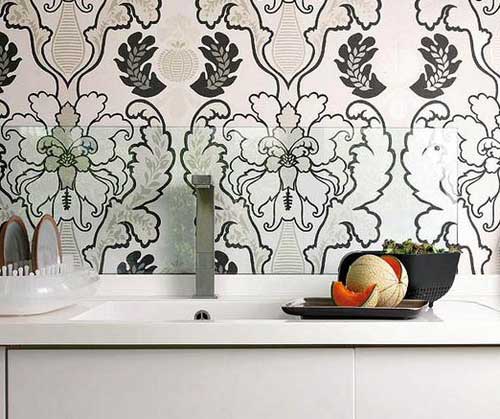 Фартук из обоев на кухне Фартук из обоев на кухне