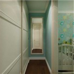 Гардеробная, сделанная с помощью перегородки из гипсокартона. Фото