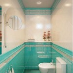 Туалет в бирюзовых тонах. Фото