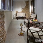 Плитка из искусственного камня на стенах