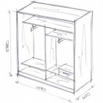 Фото 4. Чертеж шкафа купэ