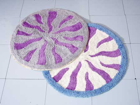 Круглый коврик для ванной
