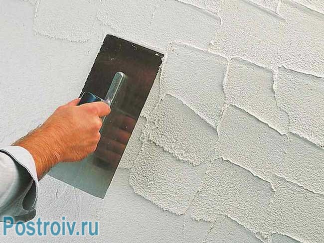 Отделка декоративной штукатуркой стен Отделка декоративной штукатуркой стен