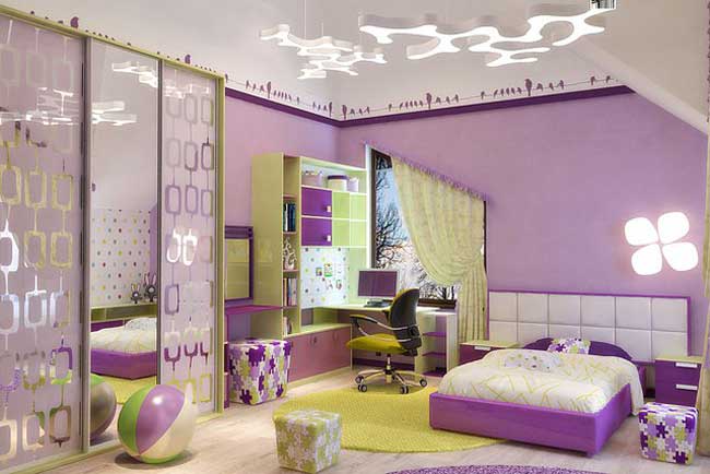 Детская комната с высокими потолками. Фото 21