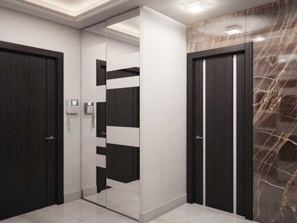 Белый шкаф купе в коридоре. Фото 12 Белый шкаф купе в коридоре. Фото 12