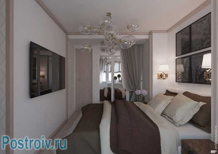 Красивый ремонт в спальне. Фото 17