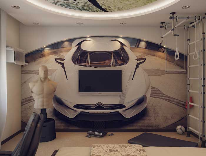 Фотообои в детской комнате мальчика. Фото 5 Фотообои в детской комнате мальчика. Фото 5