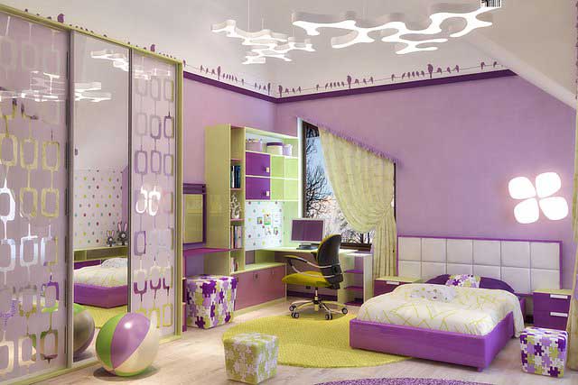 Дизайн детской комнаты для девочки