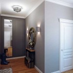 Прихожая в квартире, дизайн интерьера небольшой прихожей в серых тонах - Фото