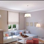 Зона отдыха на совмещенной кухне с барной стойкой. Голубой угловой диван на кухне - Фото