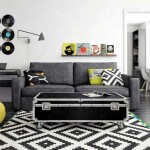 Дизайн стильной современной гостиной в бюджетном исполнении - Фото