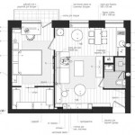 Планировка двухкомнатной хрущевки 45 кв. м. после ремонта - Фото