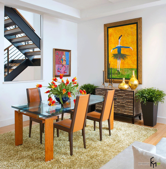 Правильное расположение картин на стенах - Фото Правильное расположение картин на стенах - Фото