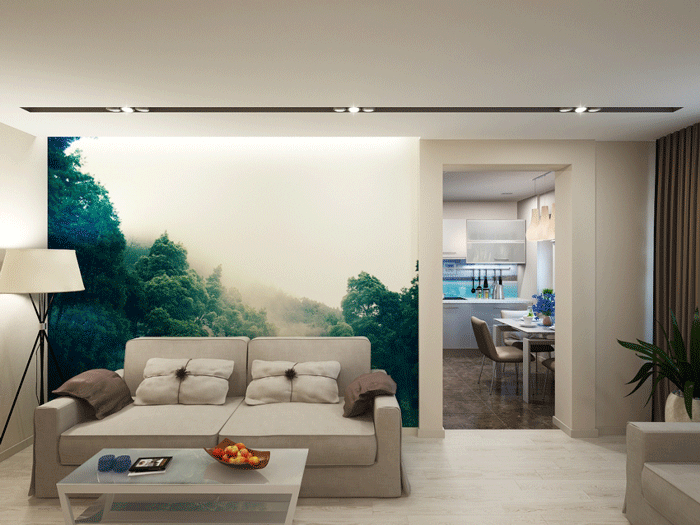 Фотообои в гостиной - природа, горы, реки Фотообои в гостиной - природа, горы, реки