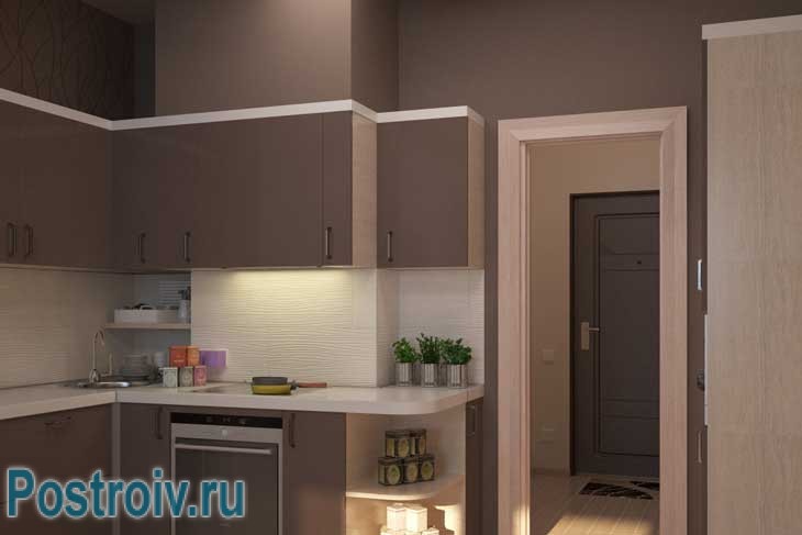 Маленькая угловая кухня с легкостью умещается на небольшой площади - Фото Маленькая угловая кухня с легкостью умещается на небольшой площади - Фото