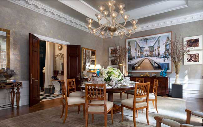 Дизайн столовой в классическом стиле 
