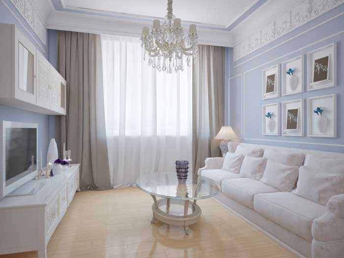 Маленькая гостиная в классическом стиле после ремонта Маленькая гостиная в классическом стиле после ремонта