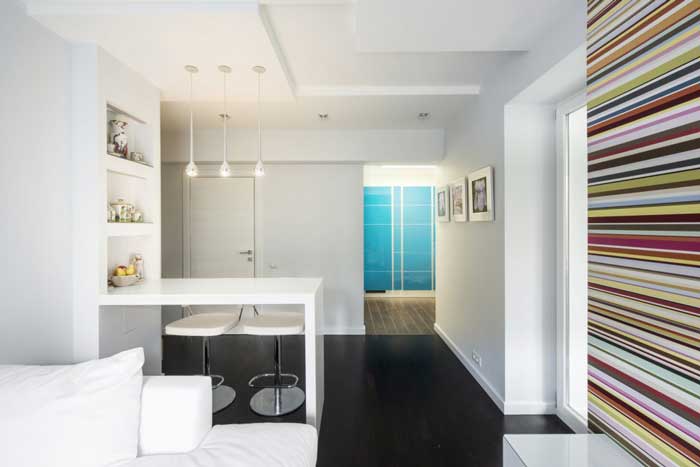 Барная стойка в кухне совмещенной с гостиной 2014 Барная стойка в кухне совмещенной с гостиной 2014