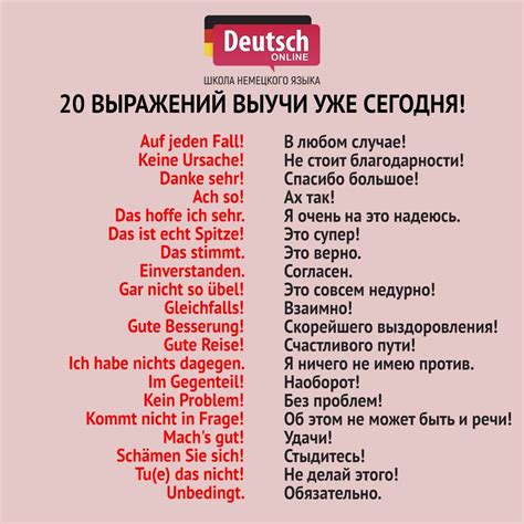 Значение и произношение фразы "Данке шон" на немецком