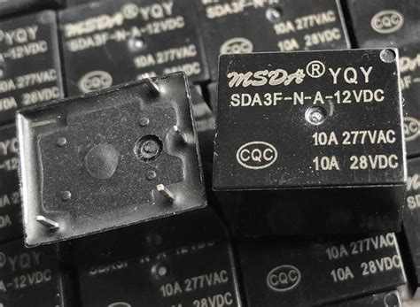 Описание реле SDA3F-N-A 12VDC