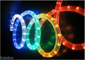 Гирлянда на новый год на стену и окна