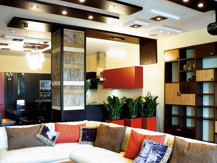 Дизайн гостиной совмещенной с кухней Дизайн гостиной совмещенной с кухней