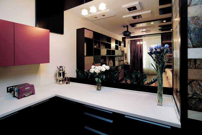 Дизайн гостиной совмещенной с кухней Дизайн гостиной совмещенной с кухней