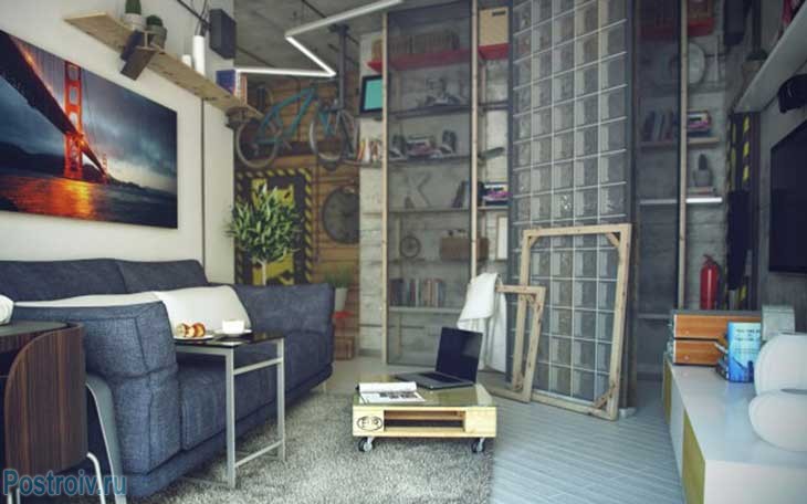 Стиль лофт в интерьере 2