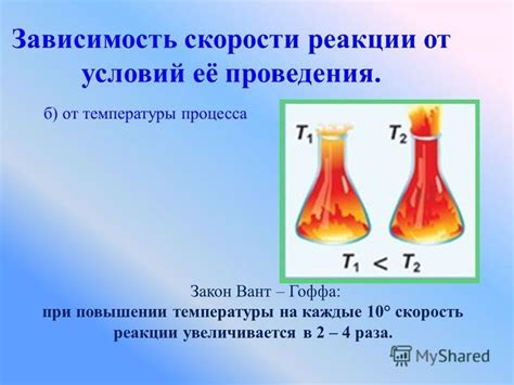 Влияние температуры на скорость восстановления металлов