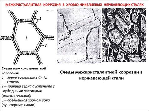 Влияние химического состава на сопротивляемость к межкристаллитной коррозии