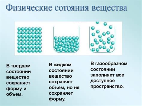 Газообразное состояние веществ: особенности и свойства