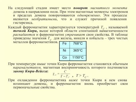 Магнитная восприимчивость металлов: влияние примесей