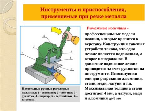 Максимальная толщина металла для разрезания