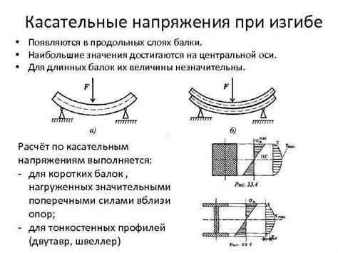 Особенности рассчета касательных напряжений для швеллера