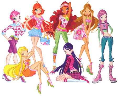 Персонажи игры Winx Club