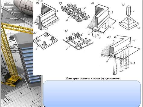 Построение основания и зданий