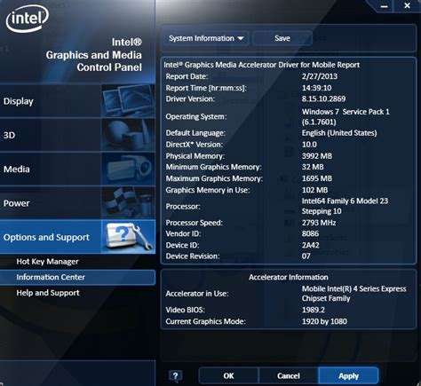 Принцип работы Intel Graphics PEI Display PEIM