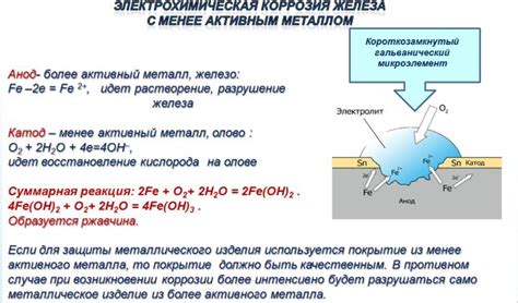 Причины коррозии металла аммиаком