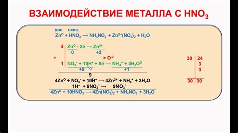 Процесс воронения металла азотной кислотой