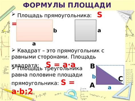 Расчет площади поверхности