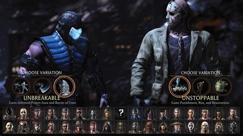 Режимы игры в Mortal Kombat X и Mortal Kombat XL