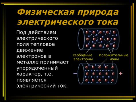 Тепловое движение электронов