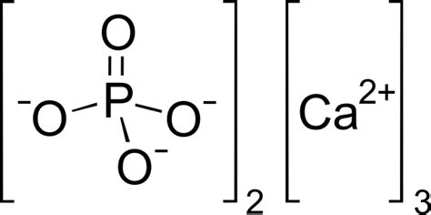 Фосфат кальция (Ca3(PO4)2)