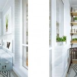 Отделанный балкон для отдыха и чаепития - Фото