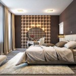 Оформления спальни обоями дизайн проект