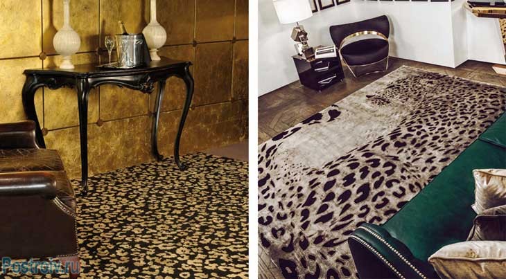 Животные мотивы в интерьере 2015. Фото