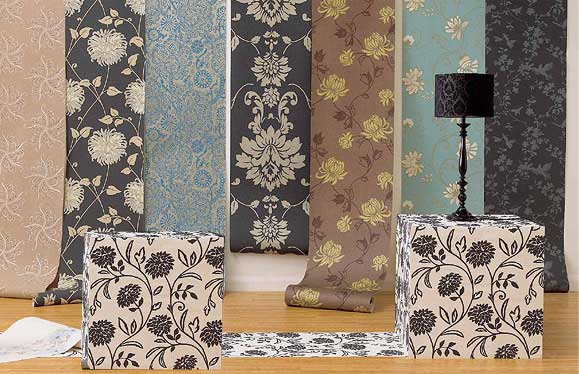 Модные обои для зала 2014. Фото