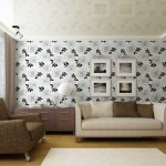 Обои для зала комбинированные. Фото