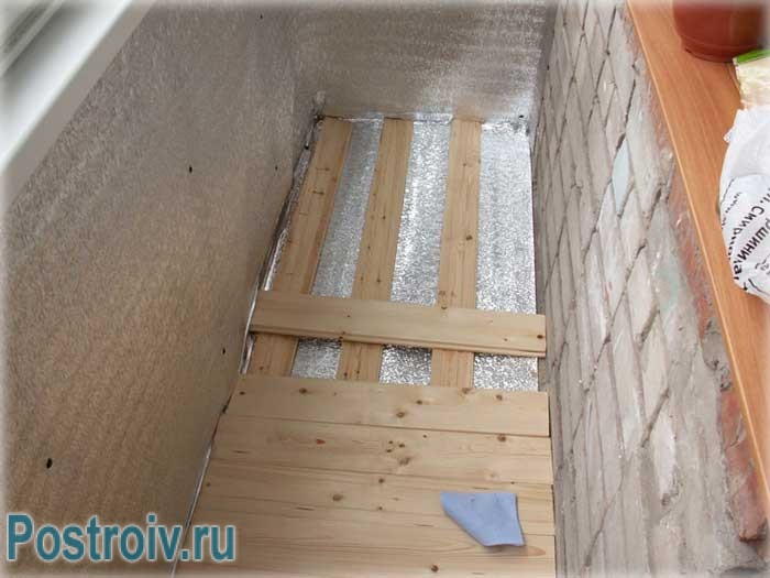 Как правильно утеплить пол на балконе - Фото